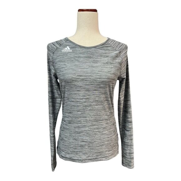 adidas Tops - Adidas Womens Hilo Long Sleeve Volleyball Jersey~Size XS~Gray Black Gym ~ L8 07